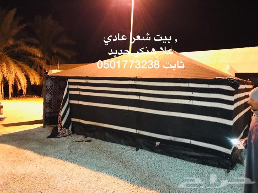 بيوت شعر ثابت على هنكر حديد بريدة