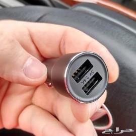 مشغل صوتيات بلوتوث FM شاحن منفذين