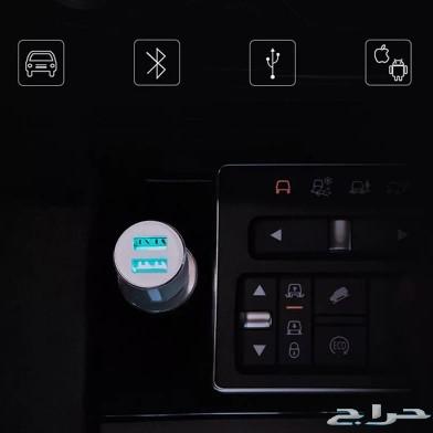 مشغل صوتيات بلوتوث FM شاحن منفذين
