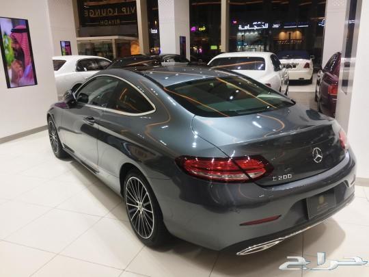 مرسيدس C200 كوبيه 2019 جديده