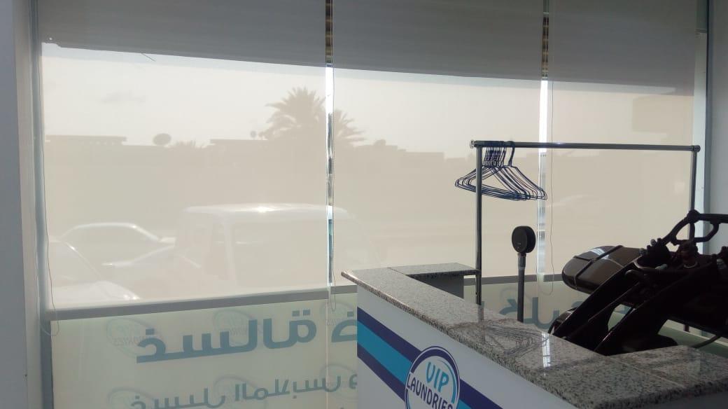 ستائر رول خشبية معدنية شتر ألمنيوم