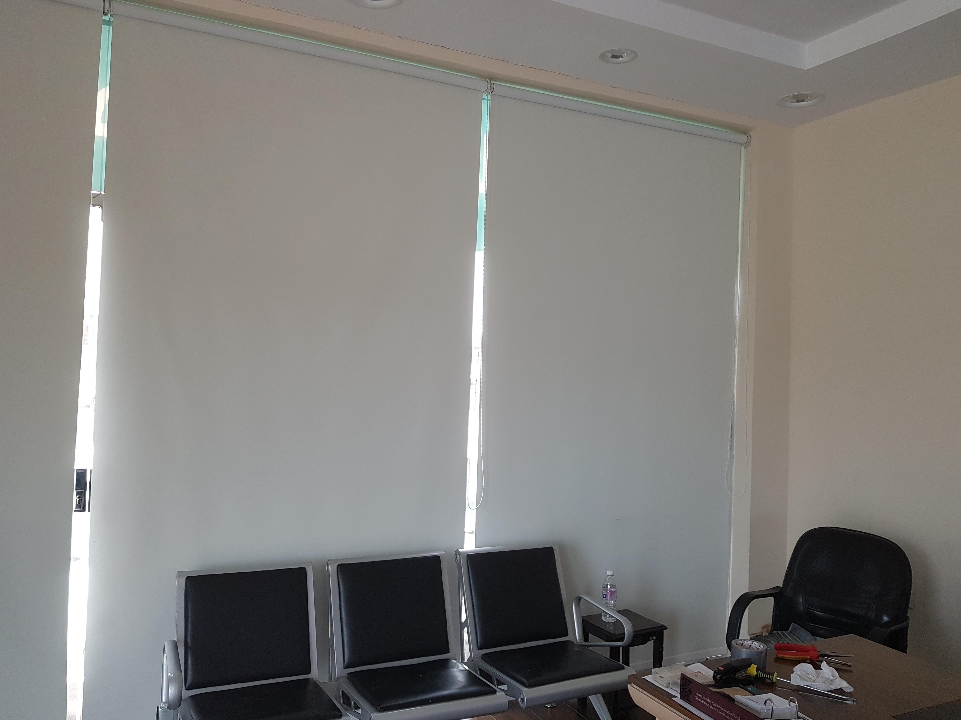 ستائر رول خشبية معدنية شتر ألمنيوم