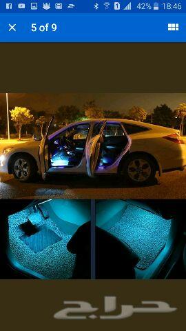 اضاءات داخلية للسيارات led و aux بلوتوث