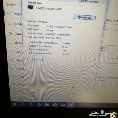 لاب توب DELL CORE I5 RAM 4G امريكى