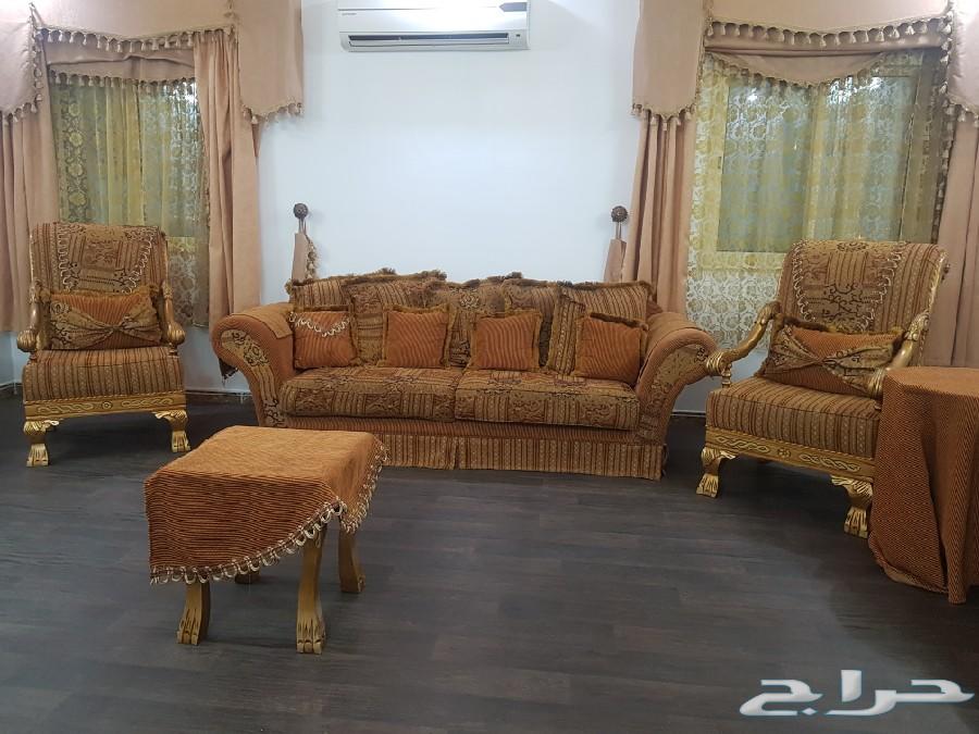 أبها - اثاث كنب صالة خمس قطع