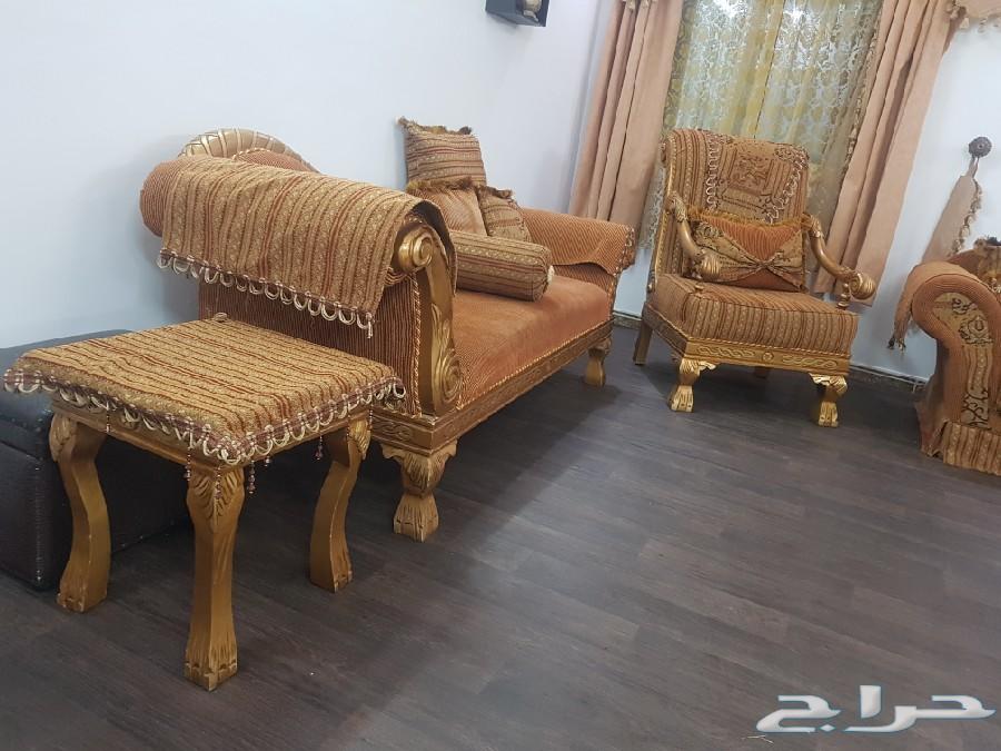 أبها - اثاث كنب صالة خمس قطع