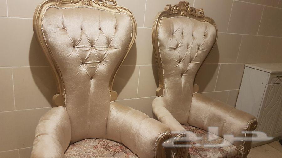 طقم كنب فاخر شبه جديد 13 شخص