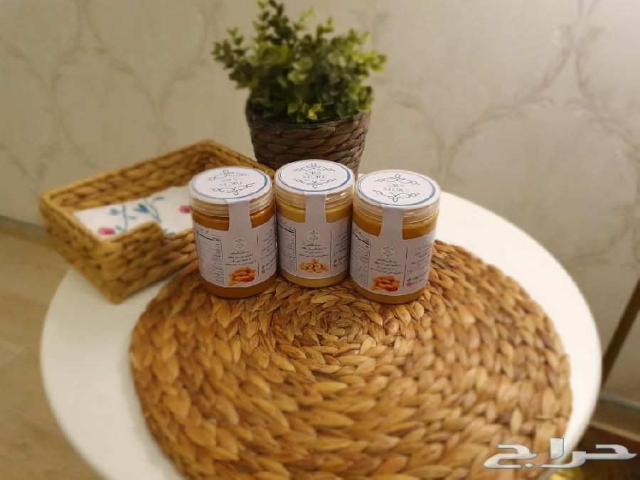 (organic)زبدة فول سوداني الكاجو ونوتيلا صحيه