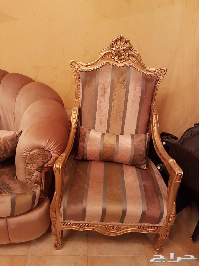 طقم كنب طقم طاولات ستارة شيفون بسعر 3000 ريال
