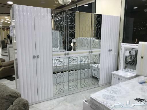 غرف نوم تركية وصينية ضمان 3 سنين ومرتبة هدية