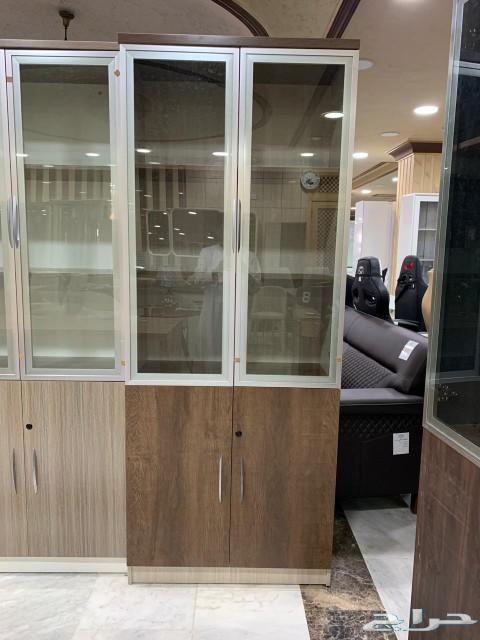 دولاب مصنفات خامة ممتازة \nجديد بالكرتون