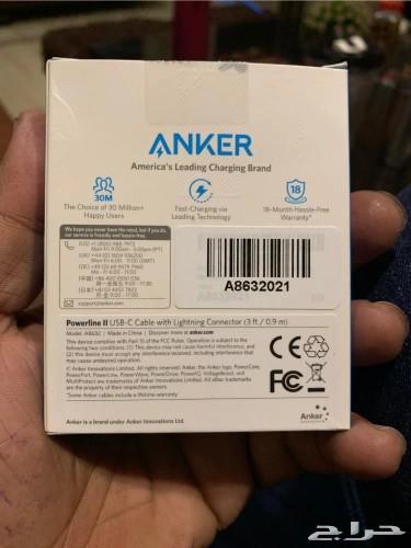 سلك انكر USB-C الى لايتنيج (Lightning)