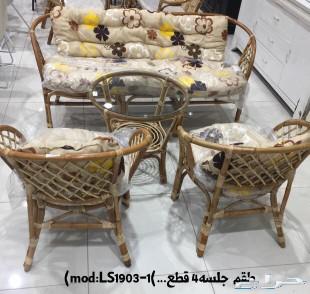 جلسات خارجيه خيزران بلاستيك مدعم