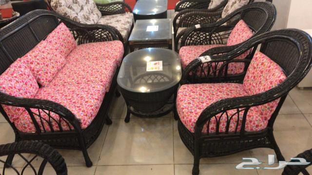جلسات خارجيه خيزران بلاستيك مدعم