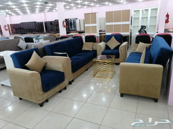 كنب تركي يصير سرير وفيه صندوق فخم جدا