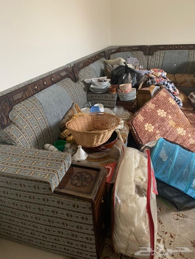 كنب 9 قطع مجلس مطعم بالخشب تفصيل