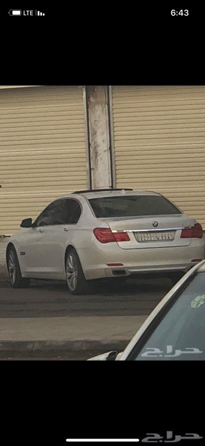 للبيع بي ام دبليو لارج740Li موديل2012