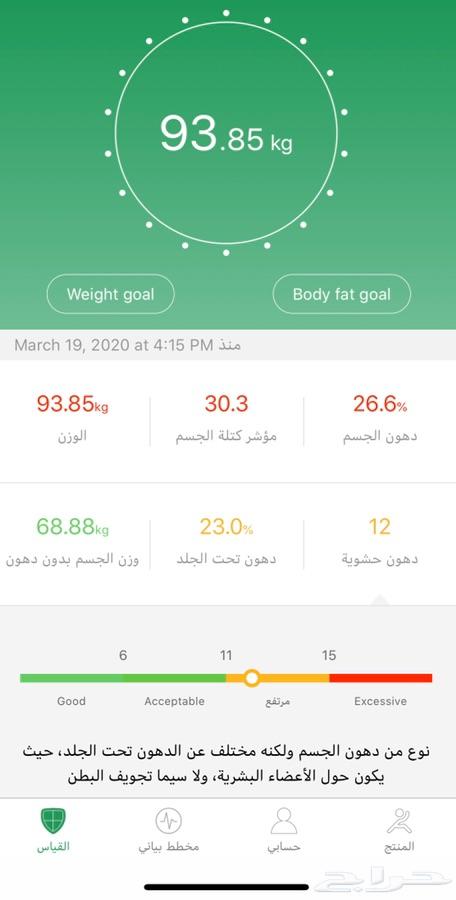تسوق من امريكا(ميزان جسم ذكي)