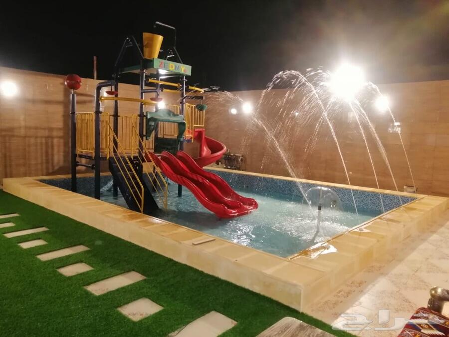 استراحة شاليه فندقي للإيجار في الحرزات
