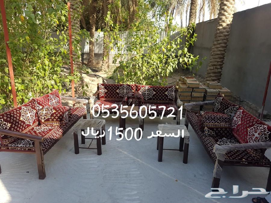 كراسي حديد للجلسات الخارجية جاهزة الهفوف